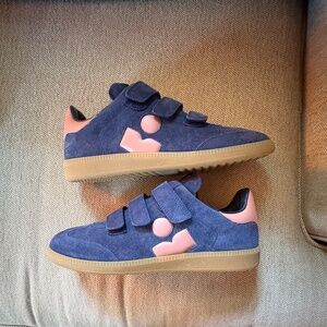 Isabel Marant Beth Sneaker in Blue & Pink sz 40